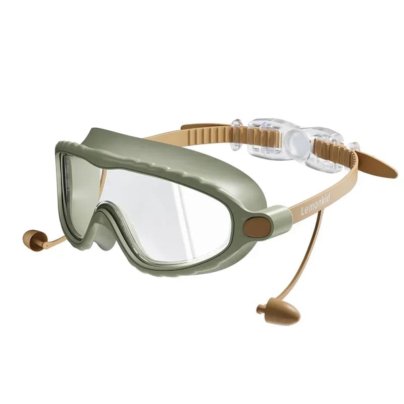 Kids swimming glasses Professional swimming glasses for children and young Anti-UV Anti-fog Anti-UV Wide view Sub owls with earplugs