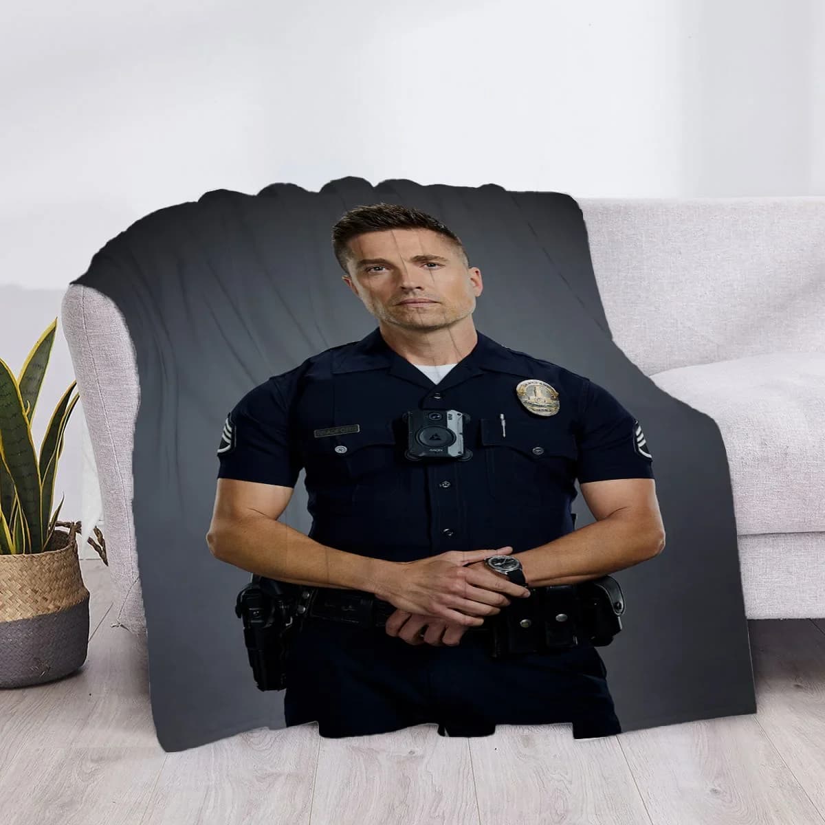 Bradford Rookie Tim Kids Blanket Soft Plush Throw for Bed Sofa Home Decor Anime Design Luxury Blanket for Children