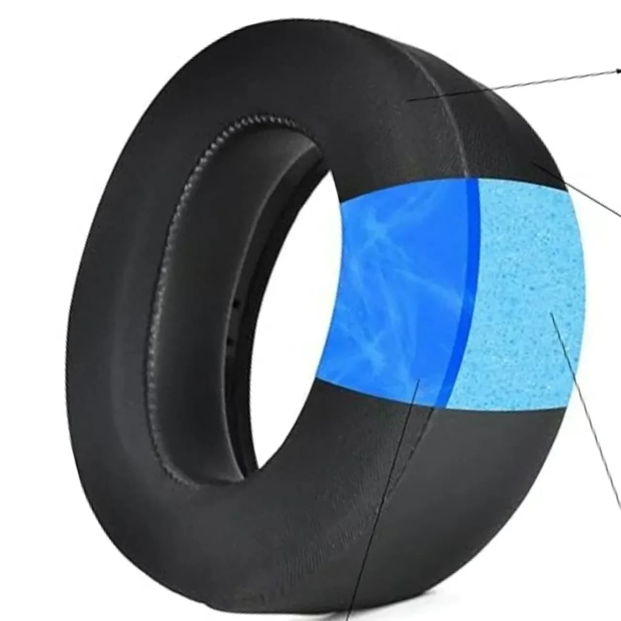 Cuscinetti auricolari di ricambio compatibili con le cuffie Sony PS5 Pulse Elite, accessori e parti di ricambio.