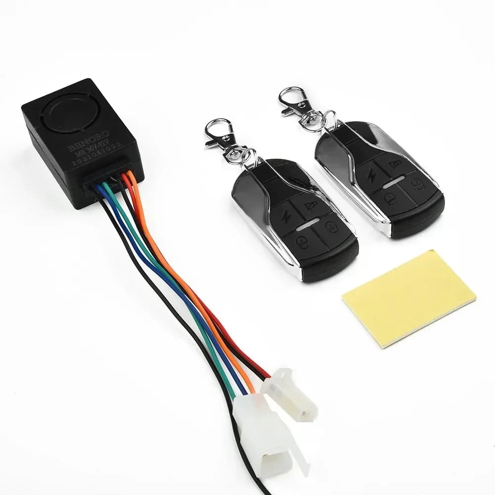 Soverup Ebike Blocco antifurto 36-72V Allarme Smart Induzione Telecomando wireless con serratura Parti di ricambio Ebike impermeabili