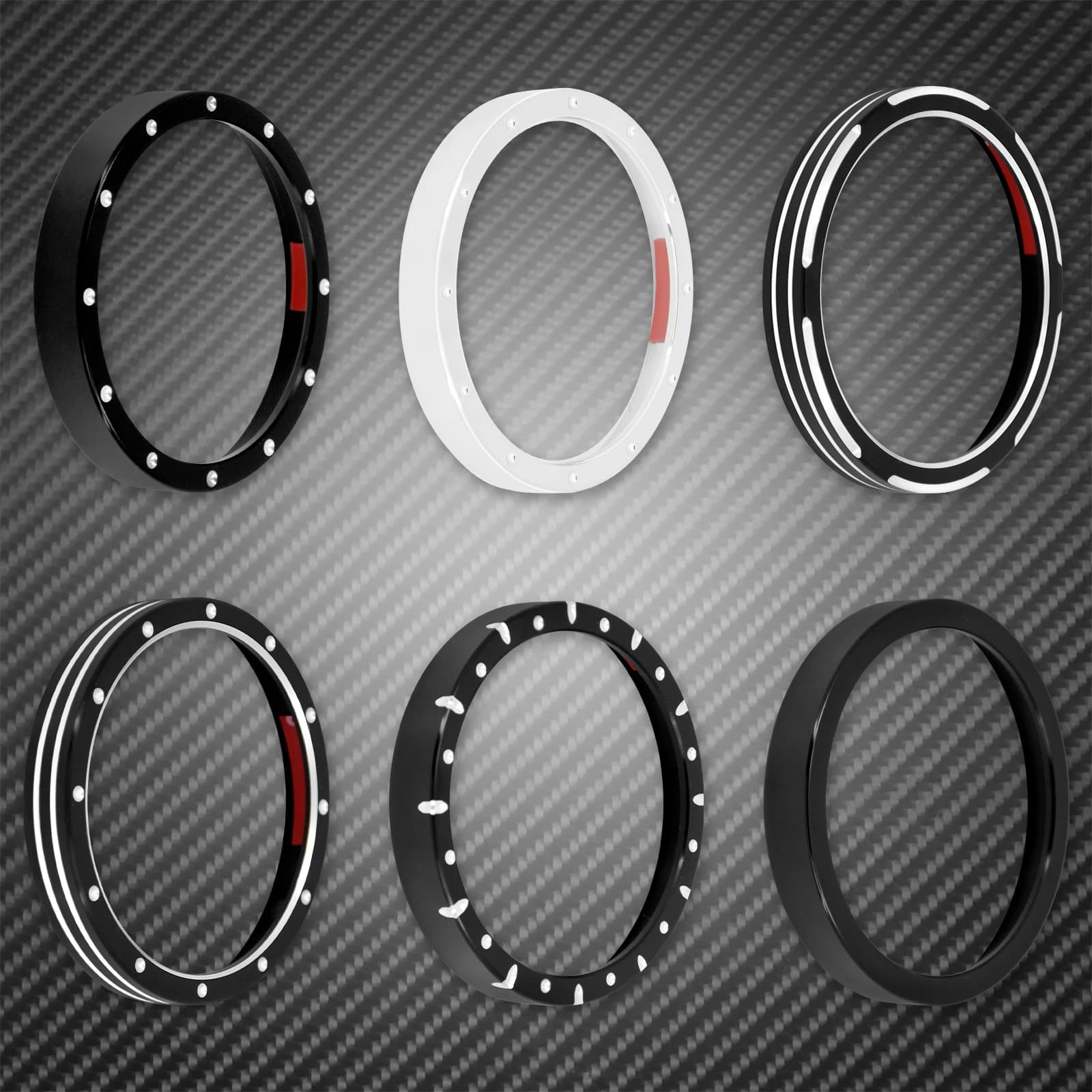 Tachimetro del motociclo Trim Lunetta di Copertura Billet Taglio CNC Per Harley Sportster 883 1200 XL XR Ferro Dyna Stree Bob Low Rider