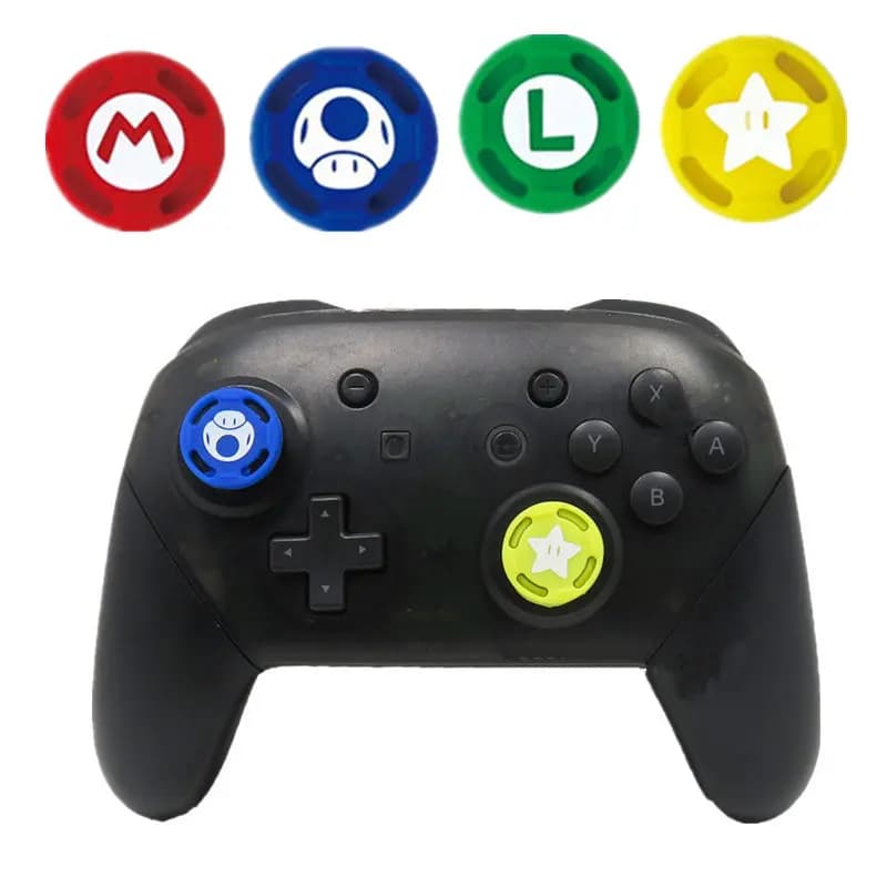4pcs soft Silicone Analog Thumb Stick Grips Caps Cover Thumbsticks Cap Skin per Nintend Switch PRO PS4 PS5 Controller Xbox One