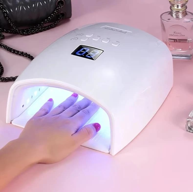 Nuova lampada per unghie a LED senza fili Pro a batteria con gel per asciugare a dito singolo ricaricabile portatile privato da 66 Watt