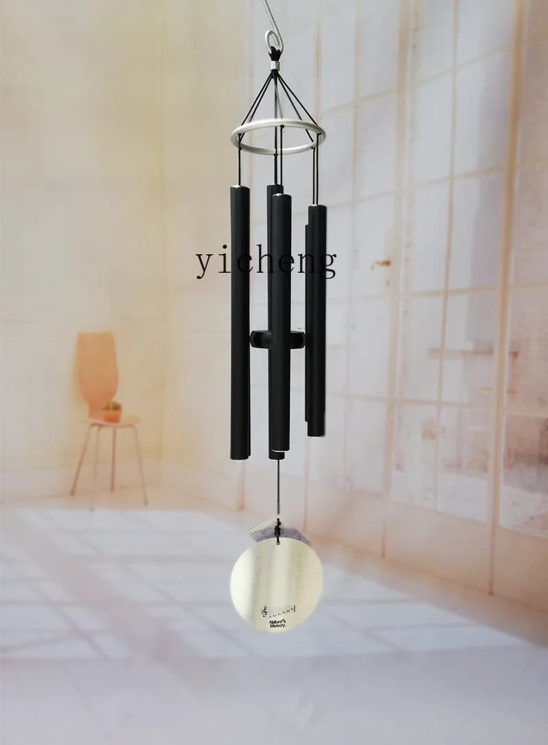 ZK Metal Aluminum Tube Meditation Tuning Music Wind Chime American Home Villa Staircase Iron Art Garden Hanging Decoration