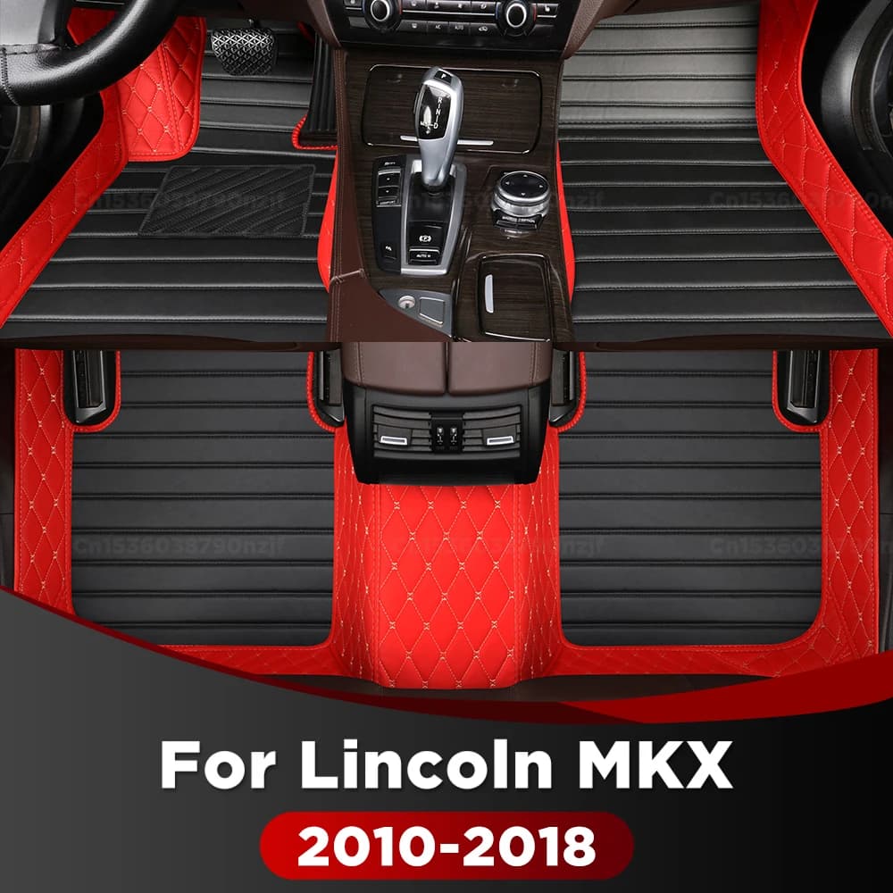 Per Lincoln MKX 2010-2018 2017 2016 2015 2014 Personalizzato Auto Tappetino Automobile Tappeto Copertura Accessori Interni Tappetini Protettivi