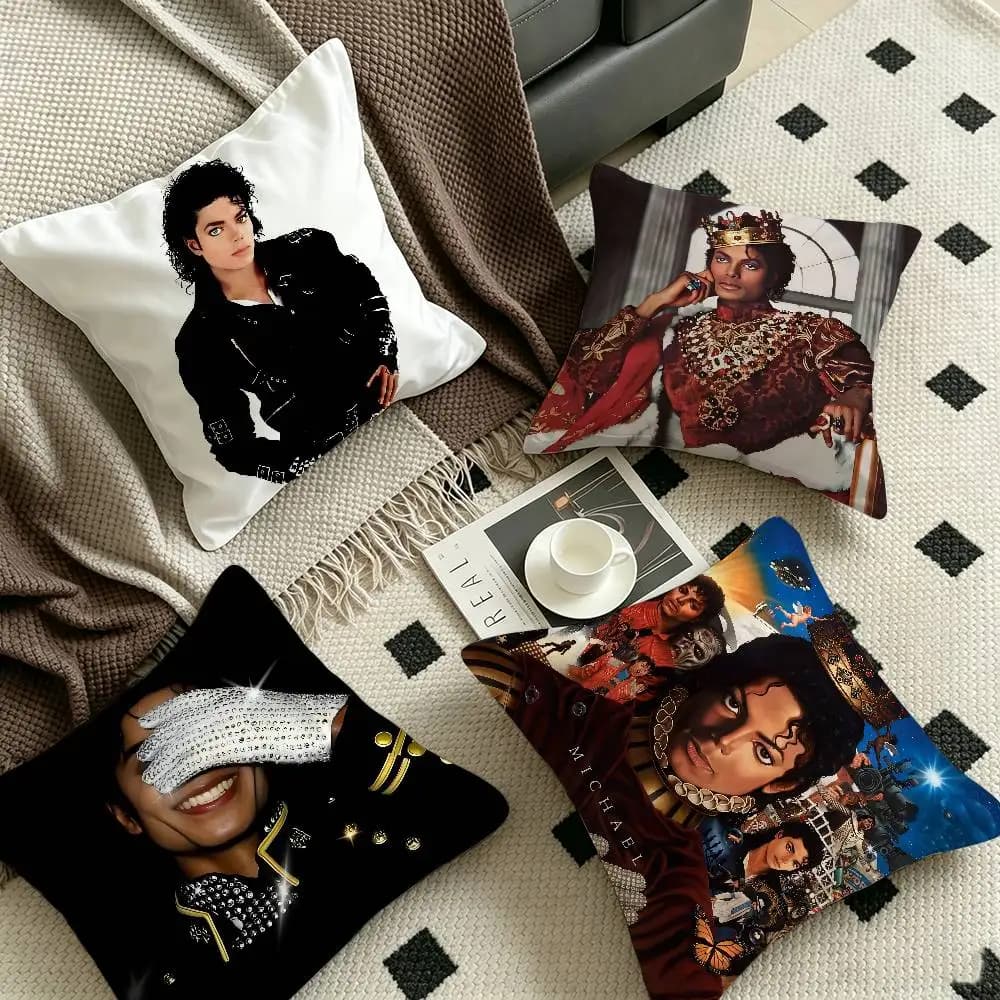 MJ M-michael J-jackson Pillow Gifts Home Office Furnishings Bedroom Sofa Car Cushion Cover case 45x45cm