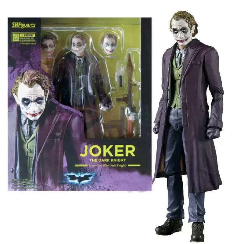 Action Figure del Joker di 'The Dark Knight Rises', Statuetta Articolata da Collezione, Decorazione da Scrivania, Giocattolo in PVC con Scatola Regalo