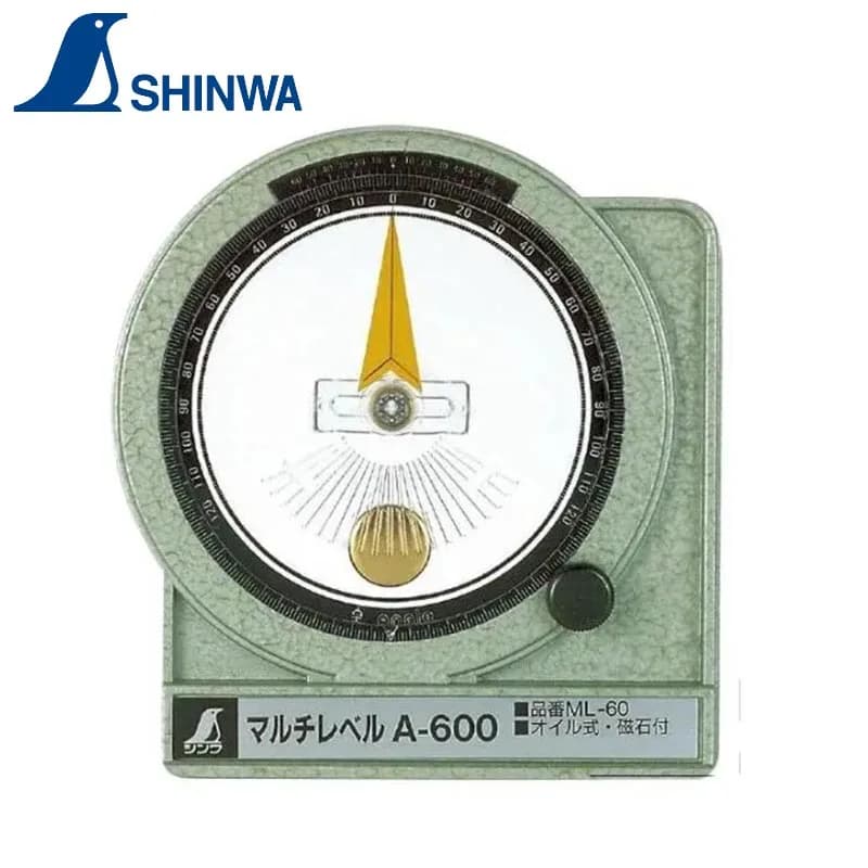 SHINWA indicatore di livello ad angolo magnetico 78966 che misura più accuratamente per l'installazione di attrezzature per lavori di costruzione 1 pezzo