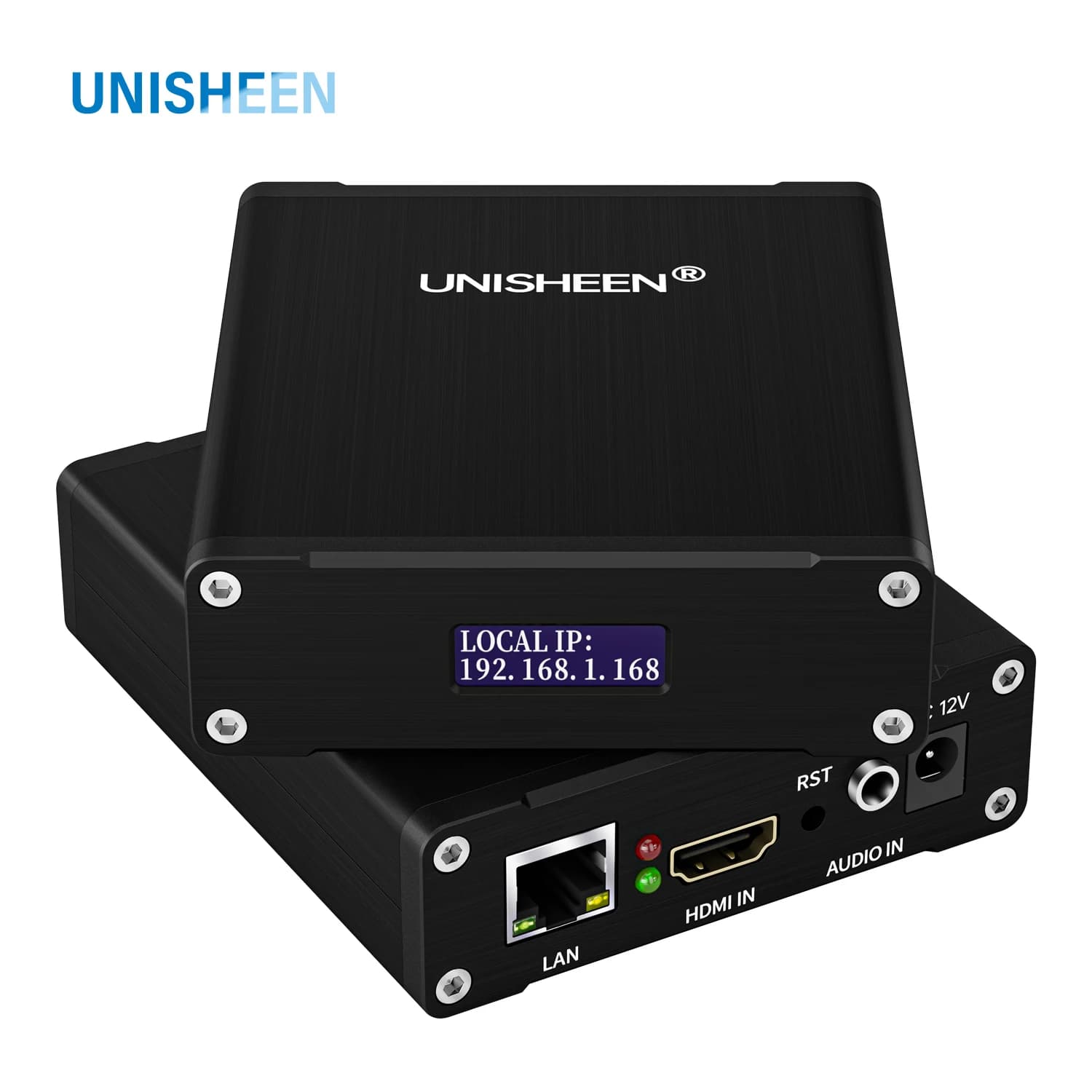 UNISHEEN Rtmps Trasmissione in diretta Facile da trasmettere Youtube Facebook Streamer Scatola codificatore di acquisizione video HDMI