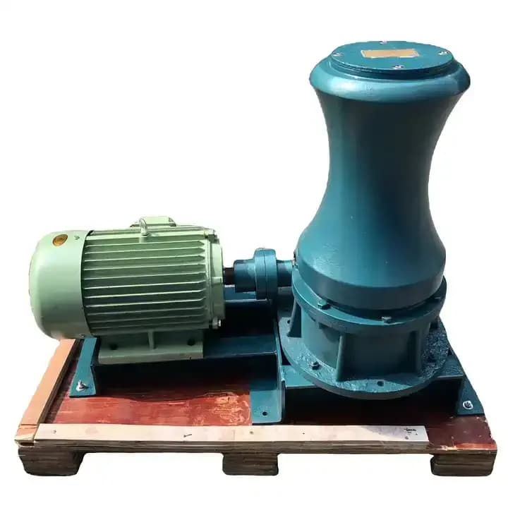 Verricello idraulico marino per barca per rete da pesca con corda a catena di ancoraggio con scatola di controllo 380v 7,5kw