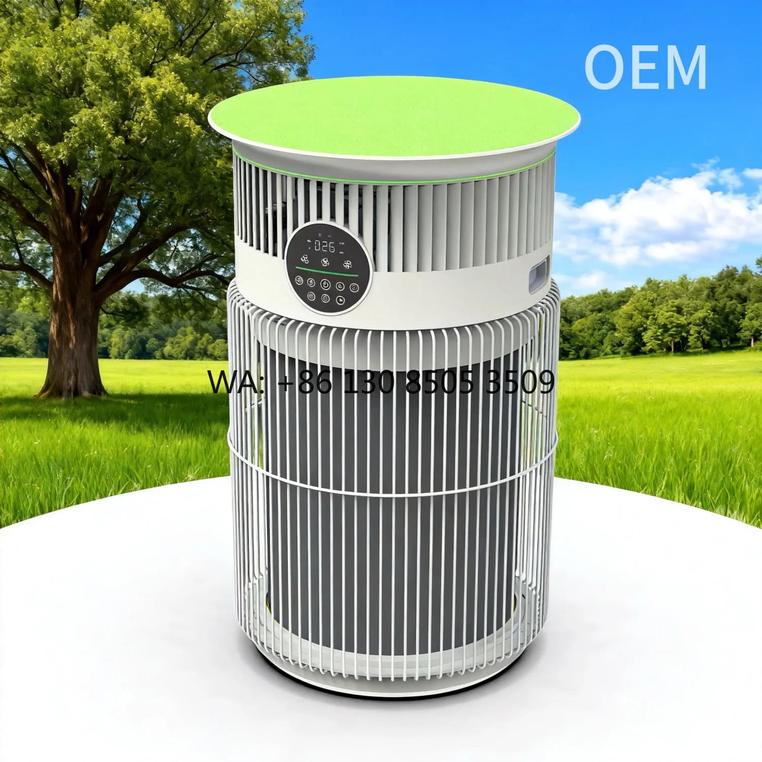 Purificatore d'aria elettrico professionale per ospedali con filtro HEPA per animali domestici, eliminazione allergeni al 99,97%, certificato CE/ROHS/FCC, in metallo