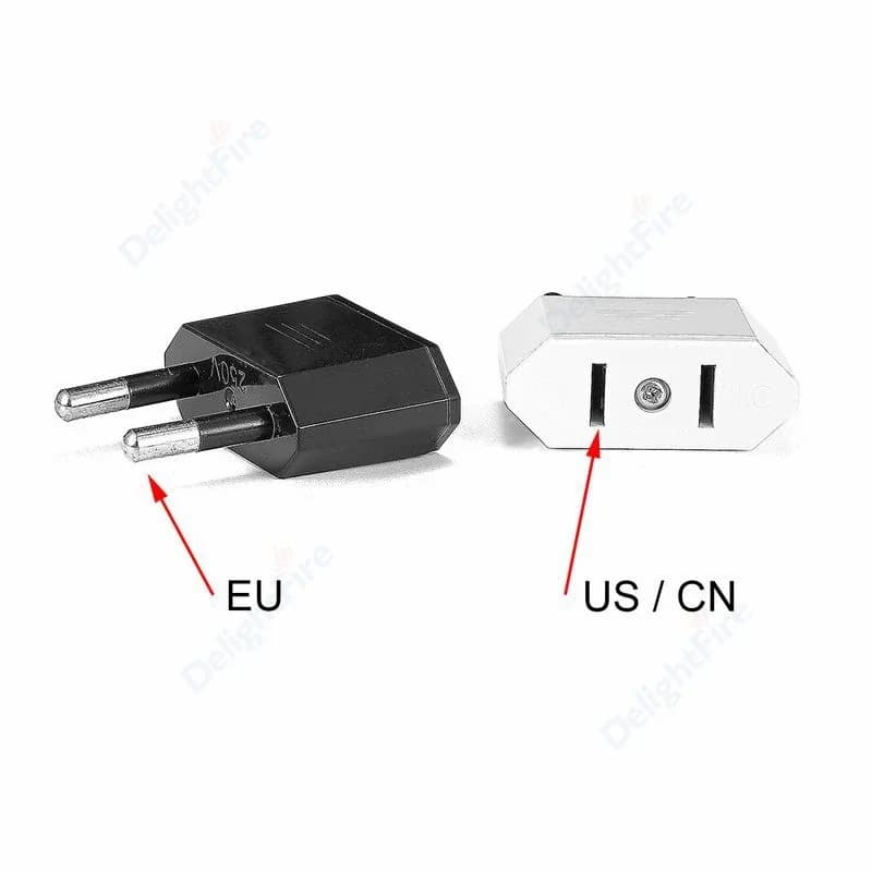 Adattatore ue adattatore per spina da viaggio American CN US To EU Plug spina di alimentazione Euro adattatore elettrico presa elettrica ca