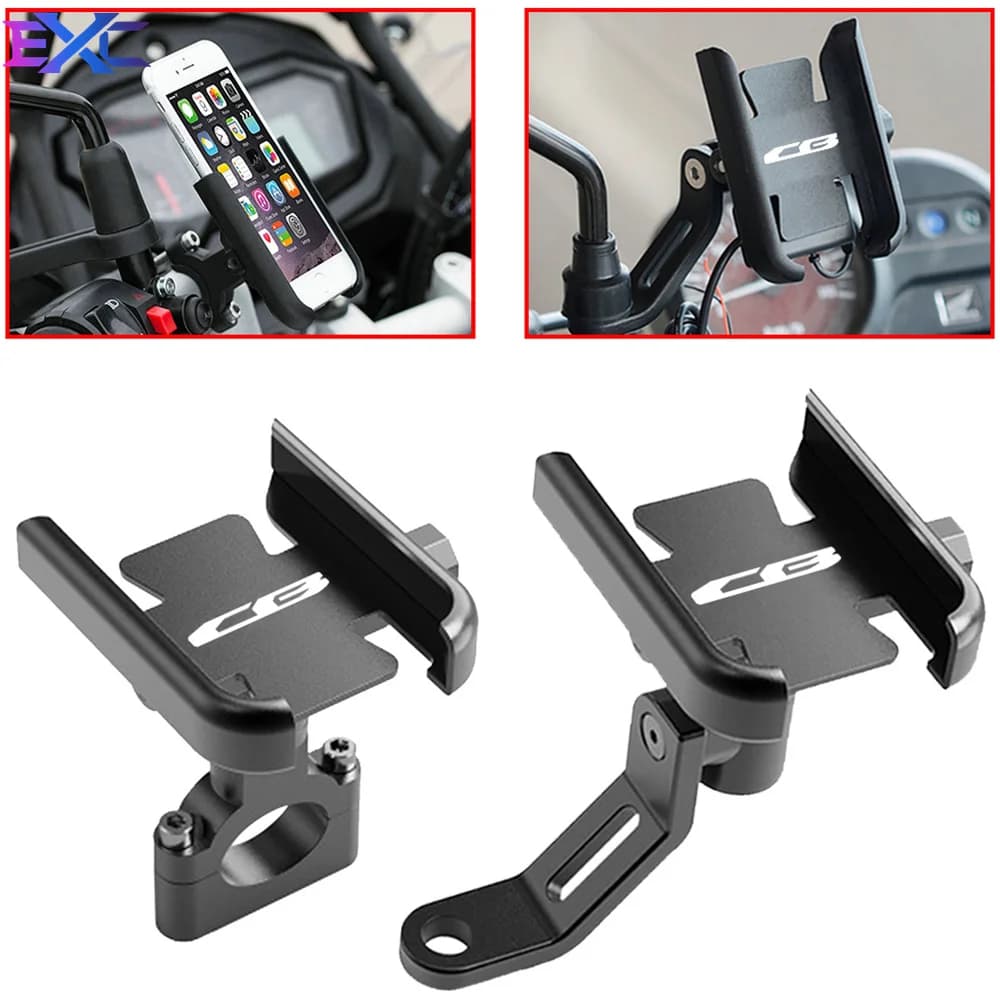 Per HONDA CB150R CB300R CB650R CB250R CB1000R CB500F Moto In Alluminio Bicicletta Supporto Del Telefono Mobile Manubrio GPS Del Basamento Della Staffa