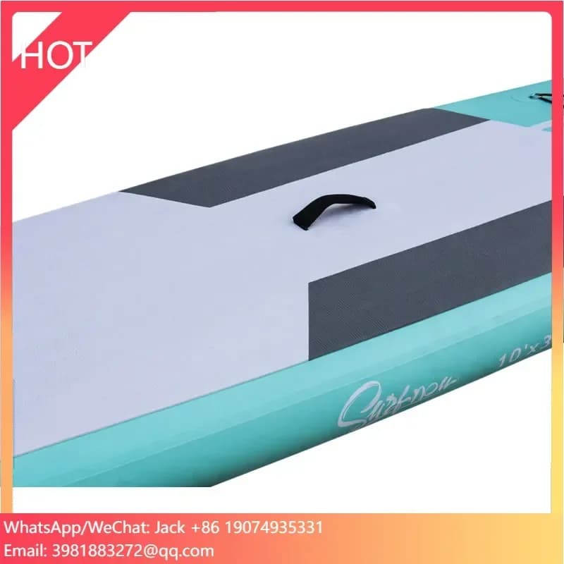 Spedizione dagli Stati Uniti Gonfiabile pieghevole personalizzato Stand up Paddle Board Surf ISUP Air Board per kayak Tavola da pesca Sup