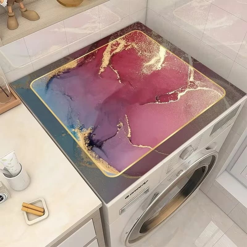 Copertura per lavatrice, tappetino per comodino, tappetino assorbente per frigorifero e forno a microonde, copertura resistente al sole e alla polvere