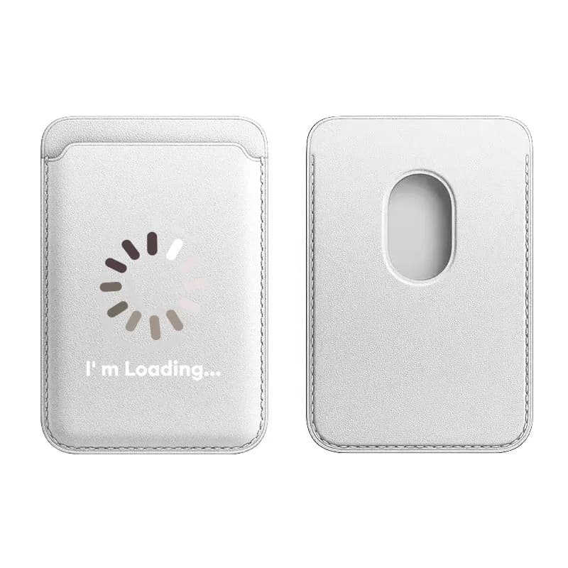 Custodia magnetica per carte con simbolo del carico, compatibile con MagSafe per iPhone 17 Pro Max e Samsung Galaxy S26 S25 Ultra