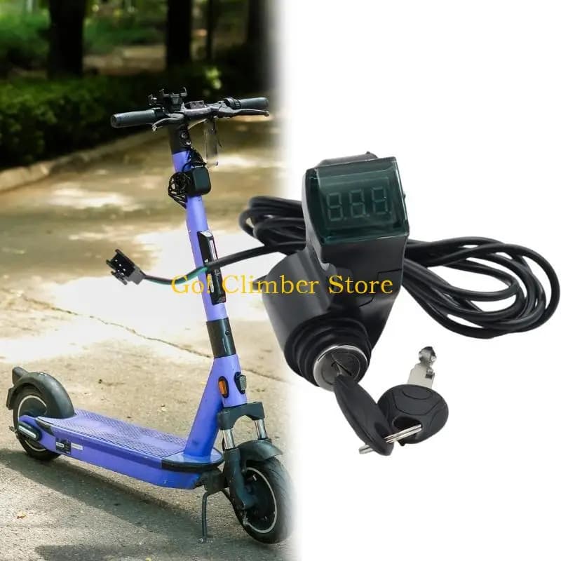 Q84c Scooter elettrico Struttura a farfalla Struttura Blocca Parte ricambio Voltmetro acceleratore Scooter elettrico