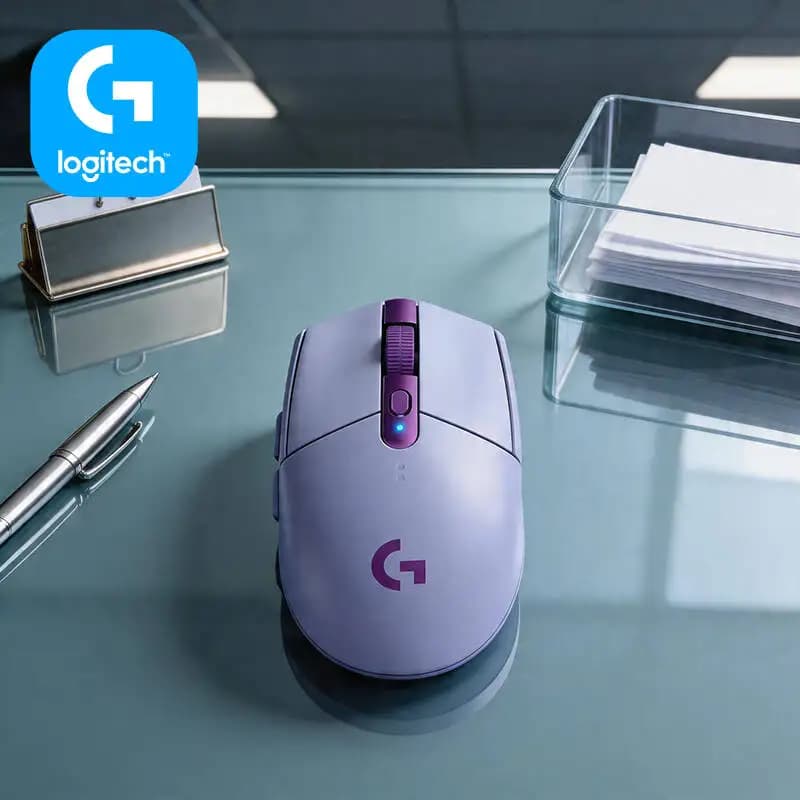 Logitech G304 Wireless Gaming Mouse 12000 DPI HERO Sensor LIGHTSPEED 1ms 9-Month Battery Comfortable Hand Position Gamers