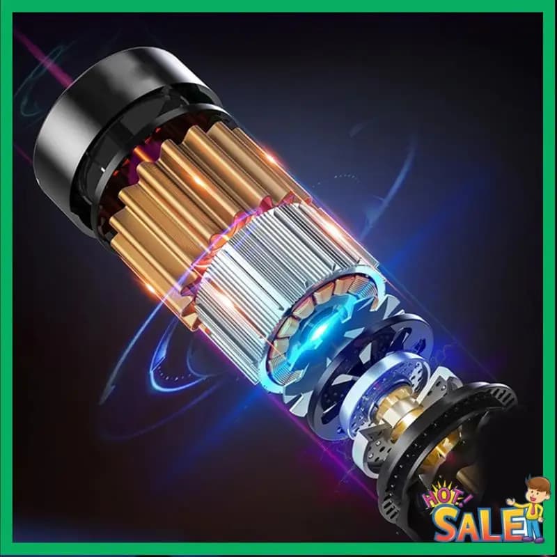 A53T Automatic Rapid Warming Rotative Rotable Iron, Temperature Embellishment Iron, Double Voltage Curling Iron with European Plug