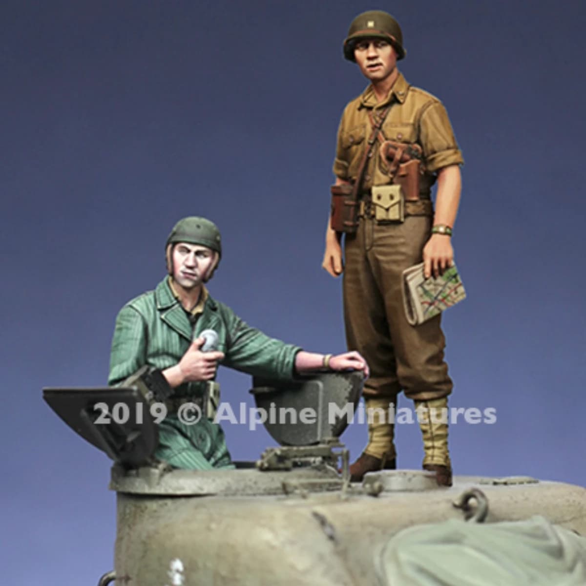 Modello in resina 1/35 GK - Kit di montaggio modello estivo del comandante americano dei carri armati - Set di montaggio modello 1028R