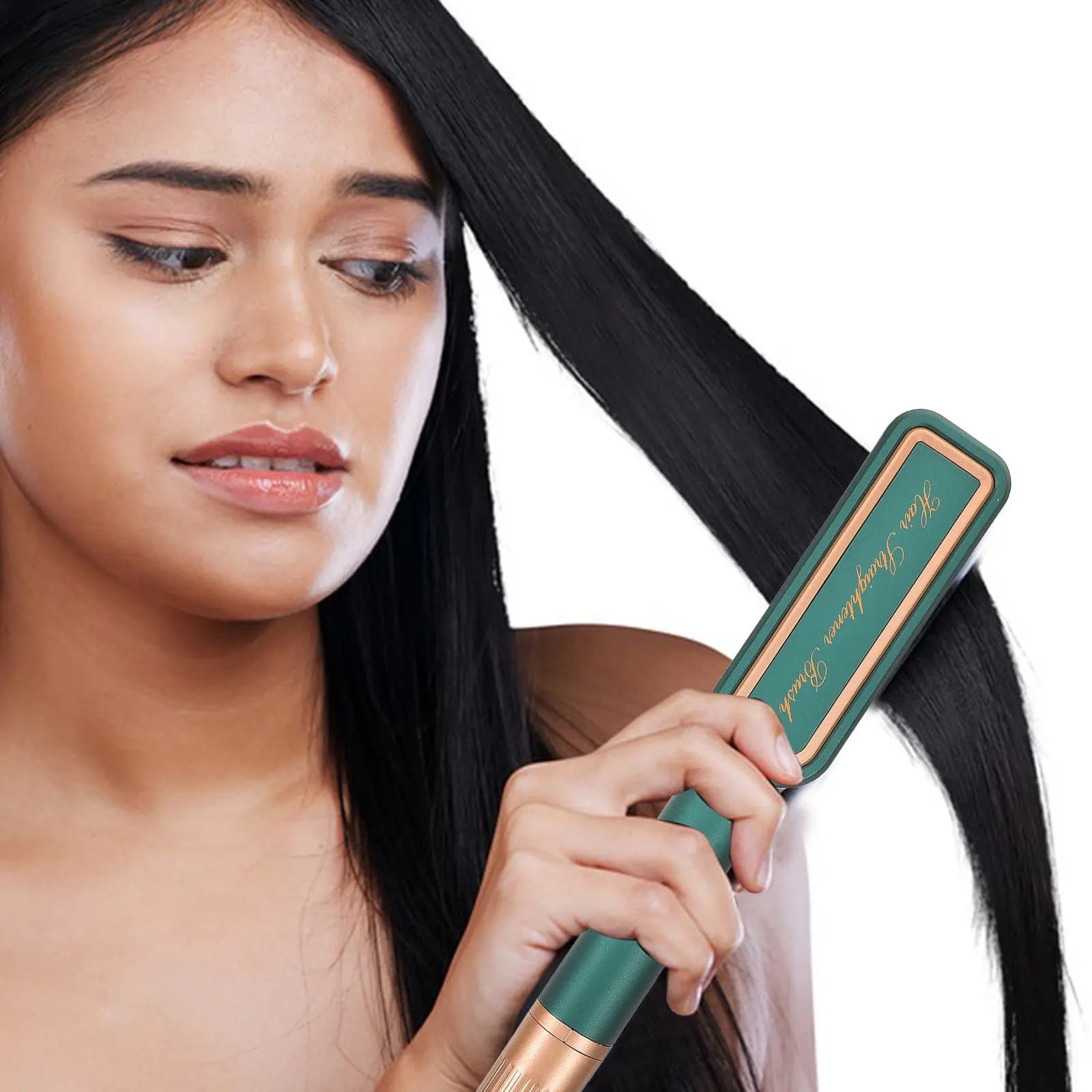 Piastra per Capelli Elettrica con Temperatura Regolabile, Strumento Portatile per lo Styling dei Capelli, Leggero e Sicuro da Usare per Donne