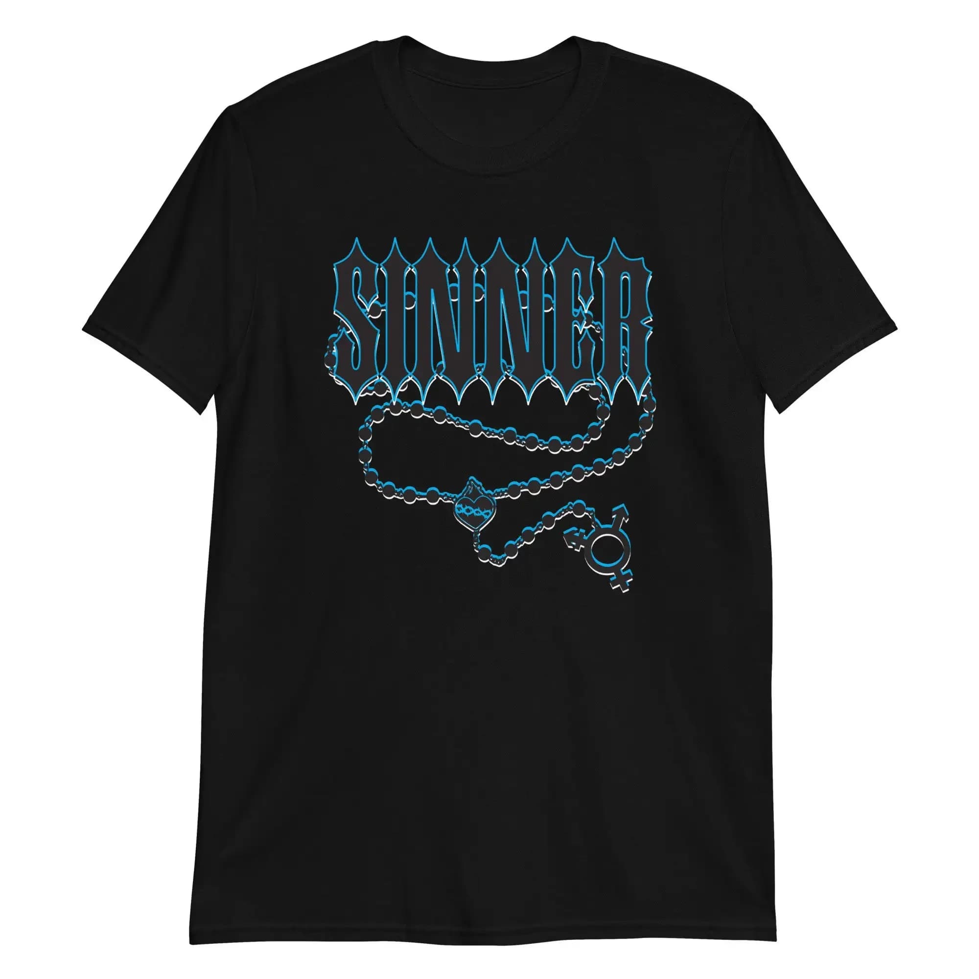 T-shirt da golf in cotone, abbigliamento estetico, T-shirt Sinner