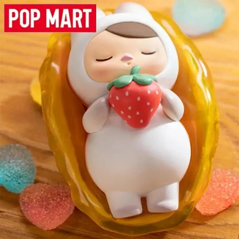 POP MART Pucky Rabbit Cafe Series Scatola cieca Giocattoli Bambole Guess Bag Scatola misteriosa Simpatica figura anime Ornamenti per il desktop Collezione regalo