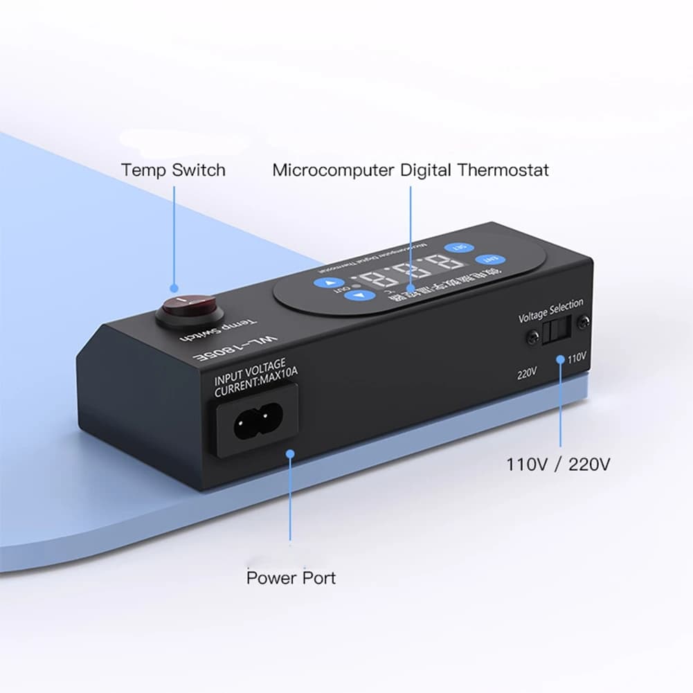 LCD screen separator for phones and tablets with digital thermostat and heating pad, with EU plug, for repair and temperature control