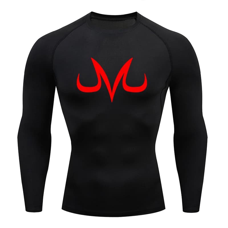 Z Camicia sportiva da uomo ad asciugatura rapida Elementi anime Magliette a compressione Allenamento in palestra Canottiere fitness Top Abbigliamento sportivo elastico stretto