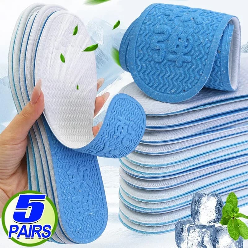 Solette Morbide in Lattice, Resistenti agli Odori, Traspiranti, Assorbenti il Sudore, Cuscinetti per Scarpe Sportive, Stivali e Sneakers, Confortevoli