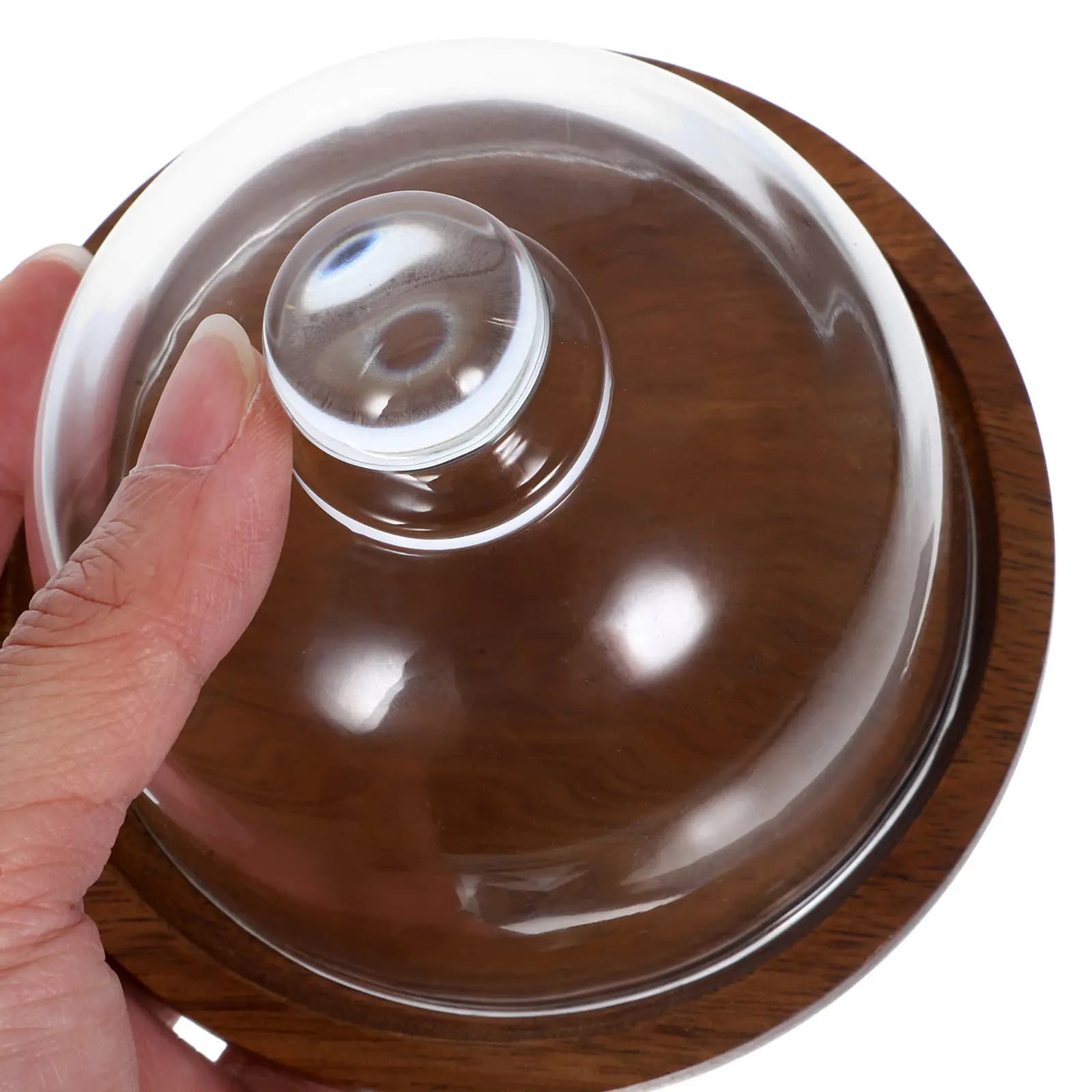 Vassoio Multifunzionale in Legno per Servire, Espositore per Torte, Porta Snack, Contenitore per Frutta Secca, Piatto per Dolci, Organizzatore per Gioielli