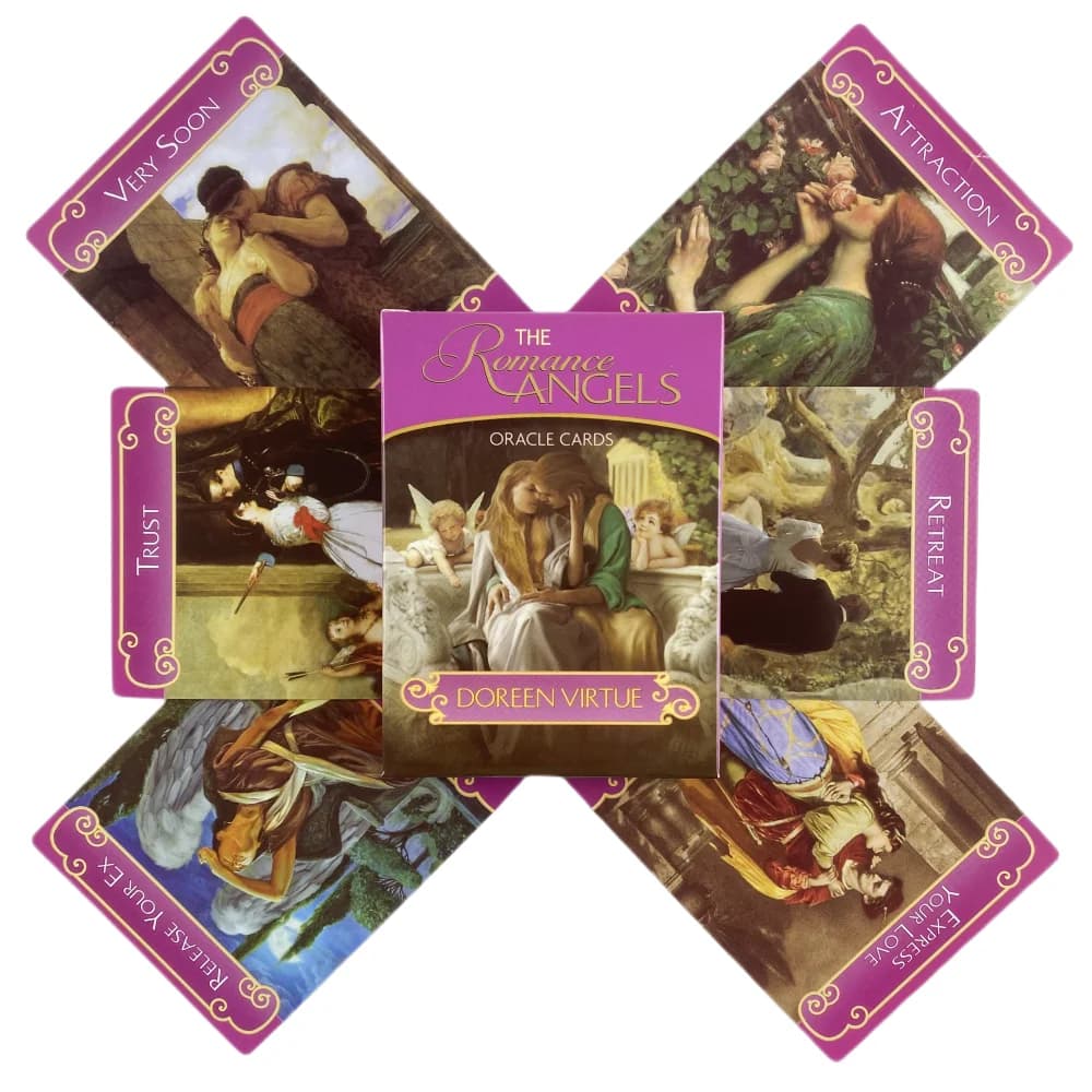 Nuovo Mazzo di Carte Oracolo degli Angeli Romantici, Carte dei Tarocchi