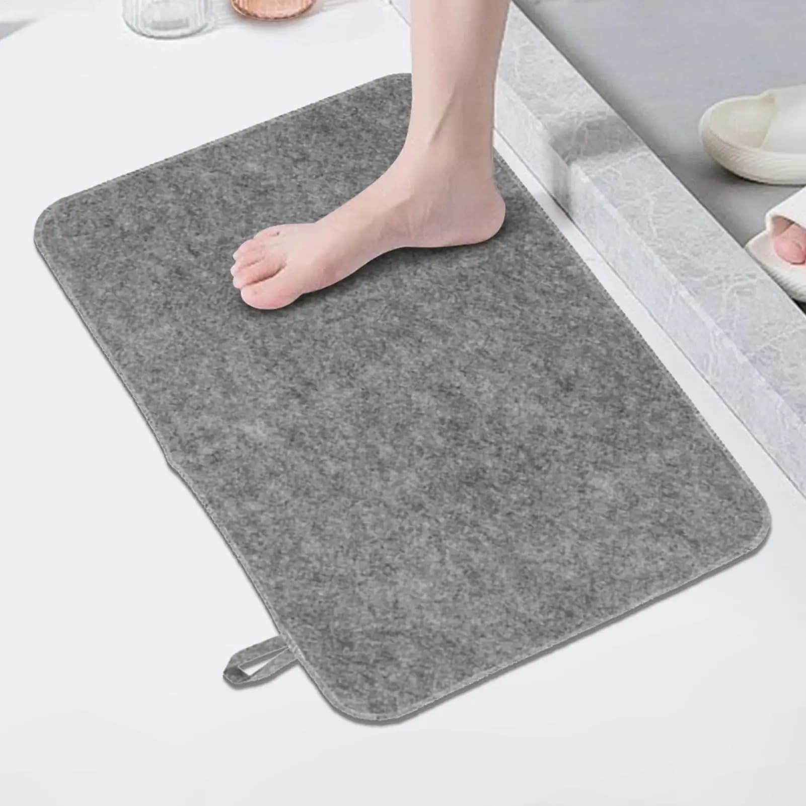 Tappetino per Sauna 50x33cm, 2 Pezzi, Coprisedile in Feltro, Accessori per Bagno Turco, Assorbente e Isolante Termico, Protezione per Panca
