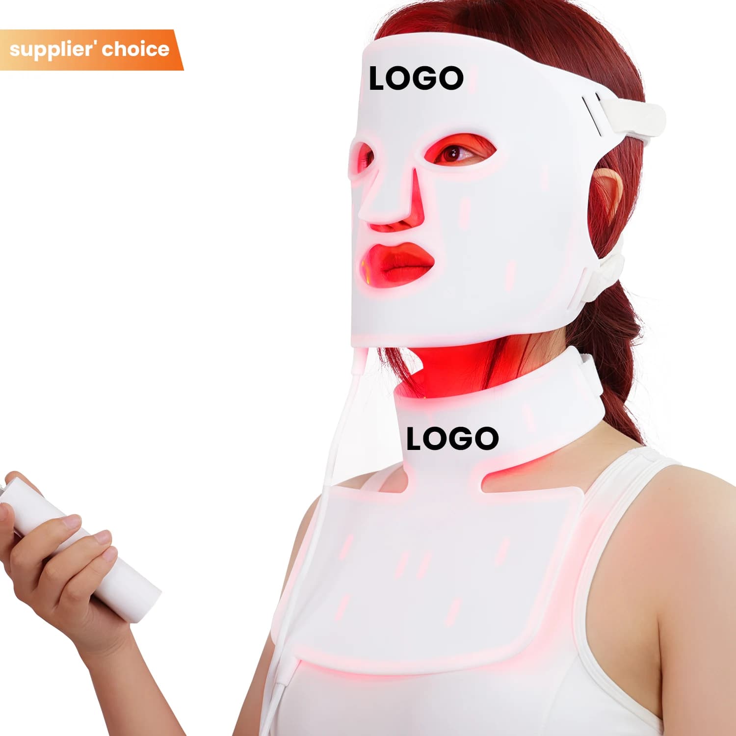 Manufacturer of smart bookcases Custom LED Face Lighting Machines NIR Infrared LED Mask Silicone Red Light M