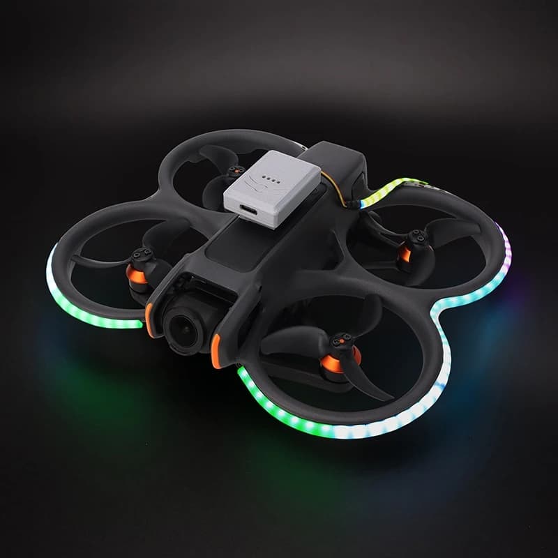 Per DJI Avata Striscia luminosa Impermeabile a colori LED Cintura per lampada di avvertimento volo notturno per accessorio drone DJI NEO