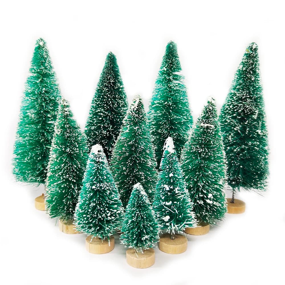 5/8 pcs mini Christmas tree small artificial Christmas tree ornament cedar pine sisal table decoration Christmas party