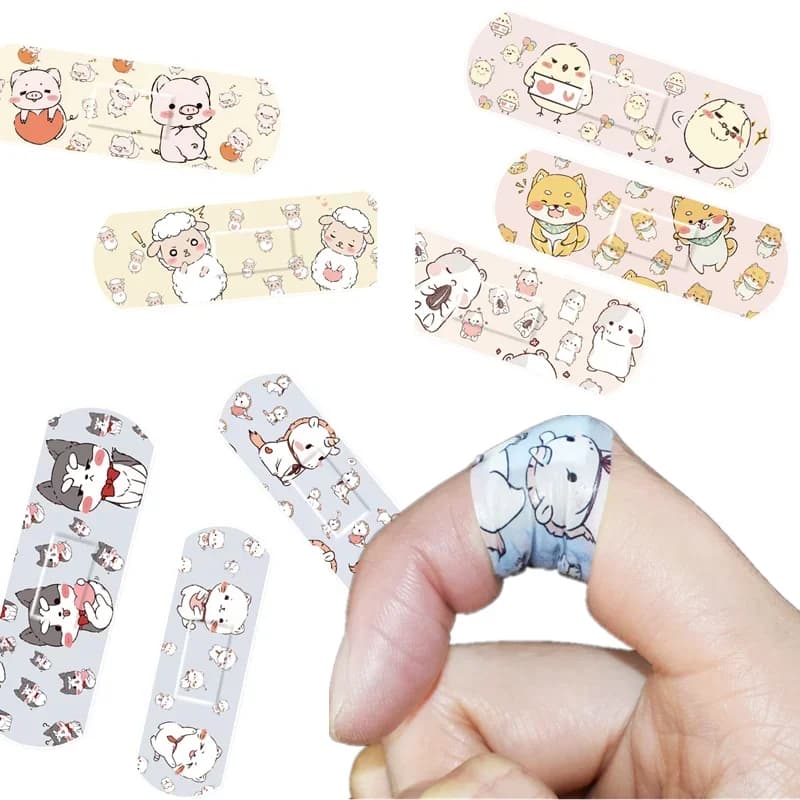 120 pz/set Cartoon Cerotto di Primo Soccorso Gesso per I Bambini Bambini Carino Woundplast Kawaii Patch Medicazione della Ferita Bende Adesive