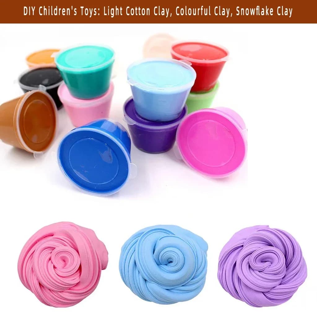 Kit Slime Profumato HG per Bambini - Slime Solido Morbido Non Appiccicoso, Regalo per Feste, Giocattolo Antistress per Ragazze e Ragazzi, Compleanno
