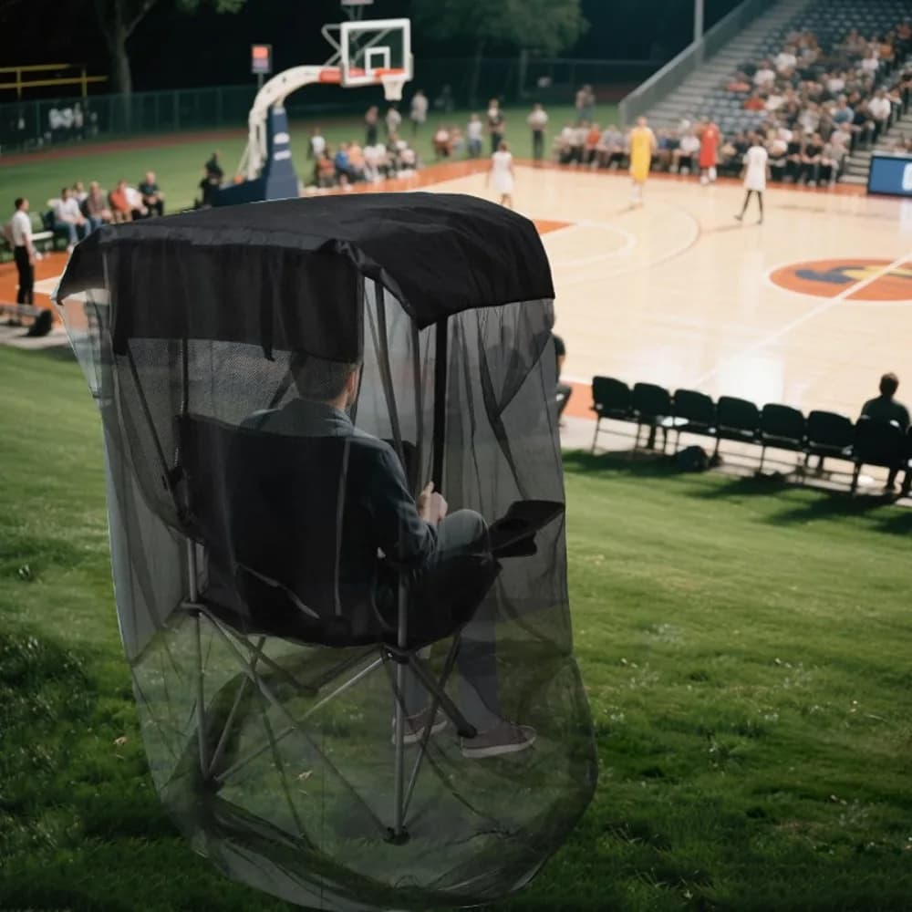 Outdoor Portable Swing Mosquito Nets Fishing Courtyard Garden Mosquito Nets Camping Travel Rocking Chair Shading Gauze Tent