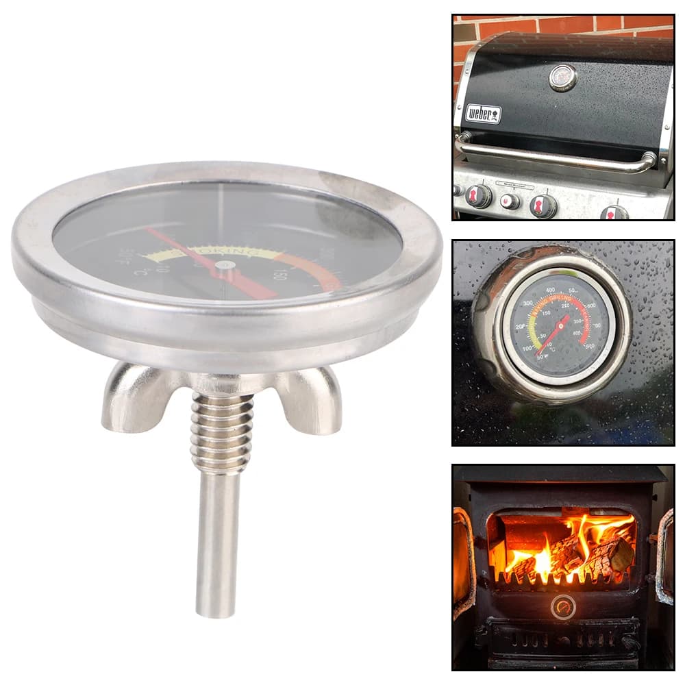 Lettura istantanea 0-400 ℃ Termometro da forno per cucina, cottura domestica, cucina domestica, indicatore di temperatura, barbecue, affumicatore, grill, termometro