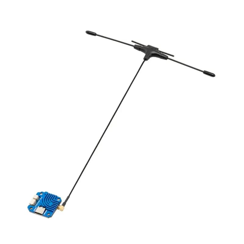 Stylish-UR1000 Ricevitore ELRS Dual-Band 2.4G/900M Antenna di tipo T ad alta potenza 220 mm per ricevitore Expresslrs drone FPV