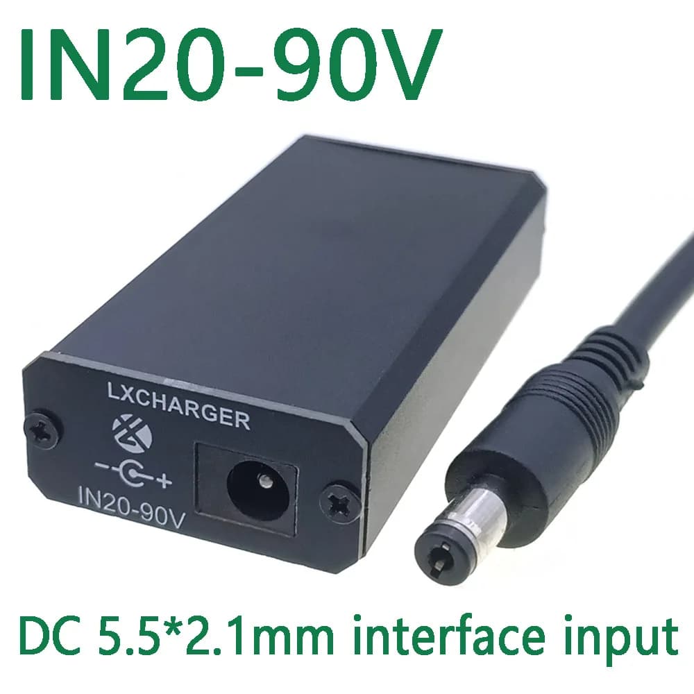 XT60 XT90 EC5 To 5V Connector DC20-90V Step Down Module PD65W PD/QC3.0 QC2.0 Double USB Type-C Mobile Phone Quick Charge Adapter