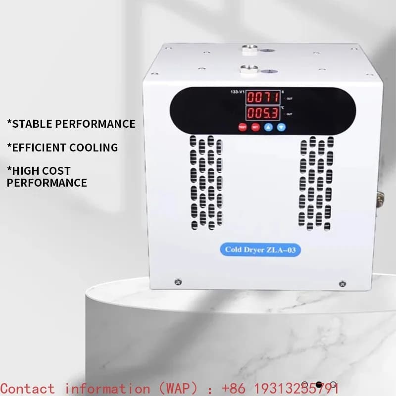 【Best-seller】Essiccatore d'aria a freddo da 200L/min con condensatore elettronico, filtro acqua per asciugatura aria compressa, deumidificatore a refrigerazione
