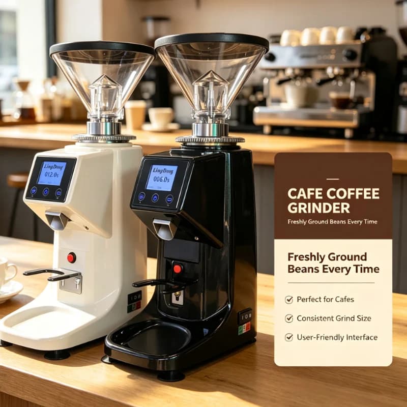 Electric Variable Speed Coffee Bean Grinder Precision Coffee Powder Making Machine for Mocha Coffee Brewing