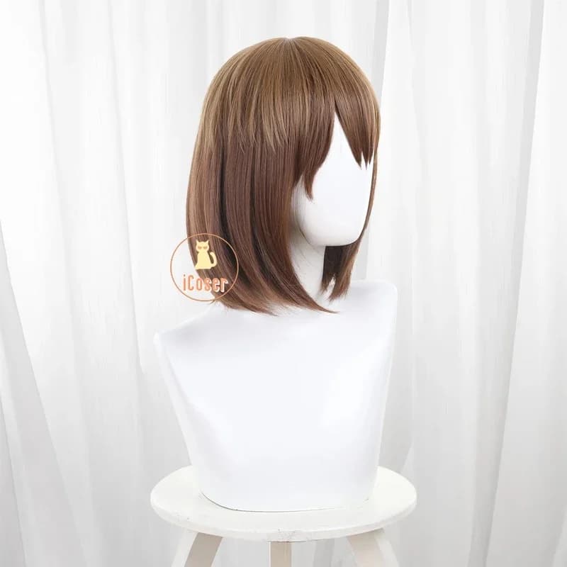 c'3,f\6;h'Anime My Deer Friend Nokotan Noko Cosplay Wig Brown Short Hair Shikanoko Nokonoko Koshitantan Hall7;b'9.j/2\