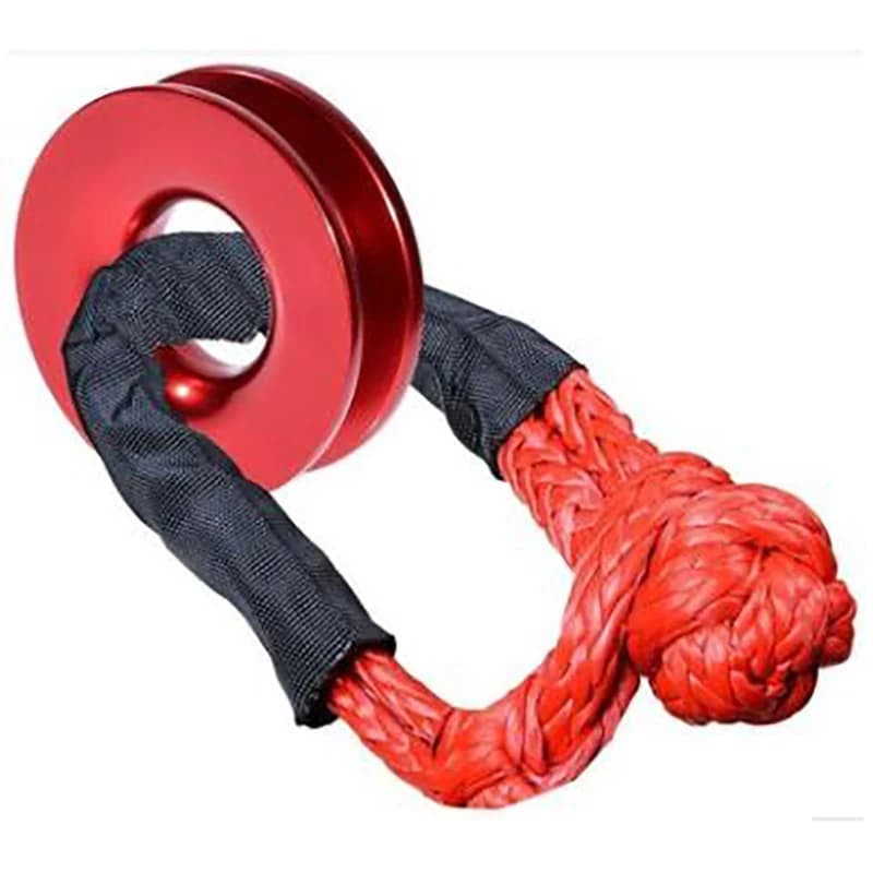 Corda per verricello sintetica WF-1/2 pollici con anello di recupero per ATV, UTV, SUV, fuoristrada, camion, 4x4, barche e applicazioni marine
