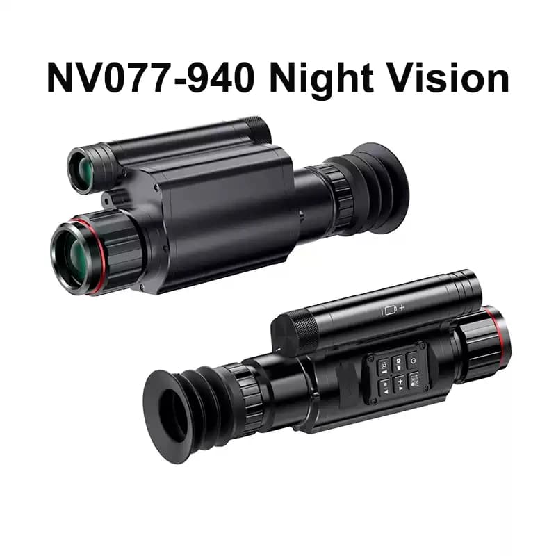 NV077-940nm Hunting Night Vision Scope With WiFi Day/Night Dual-Use Infrared Laser Aimless Telescope Outdoor Tactical Accessorie