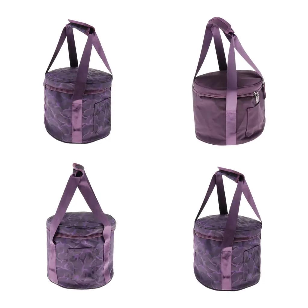 Crystal Singing Bowl Storage Bag Thicken Oxford Cloth Case with Pockets for Music Healing Bowl 8inch 10inch
