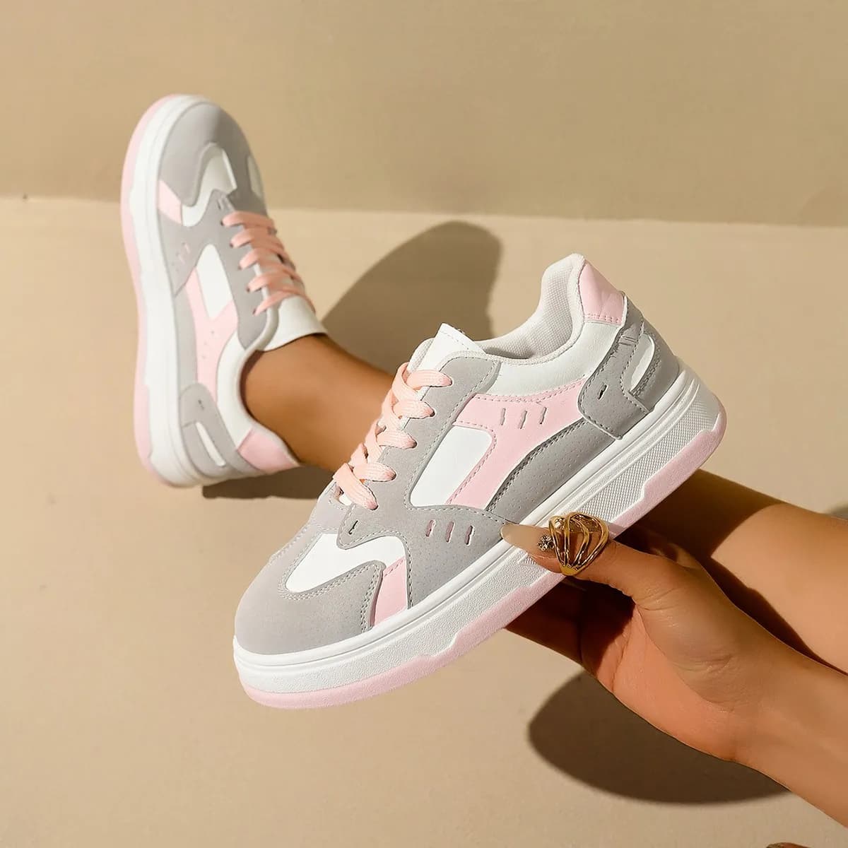 Scarpe sportive traspiranti Autunno Nuovo articolo 2025 Scarpe casual Scarpe casual sportive con altezza interna da donna