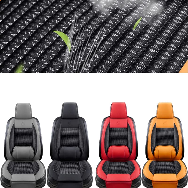 Durable Universal Car Seat Covers For Mitsubishi Eclipse Cross Lancer X Pajero Sport L200 ASX Outlander Cushion Auto Accessories